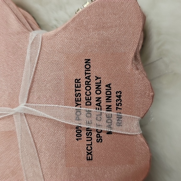 Bella Lux Pink Beaded Ghost Coasters Set Of 4 - Picture 3 of 4